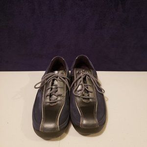 Clarks | Shoes | Clarks Womens Suede Leather Lace Up Casual Shoes ...